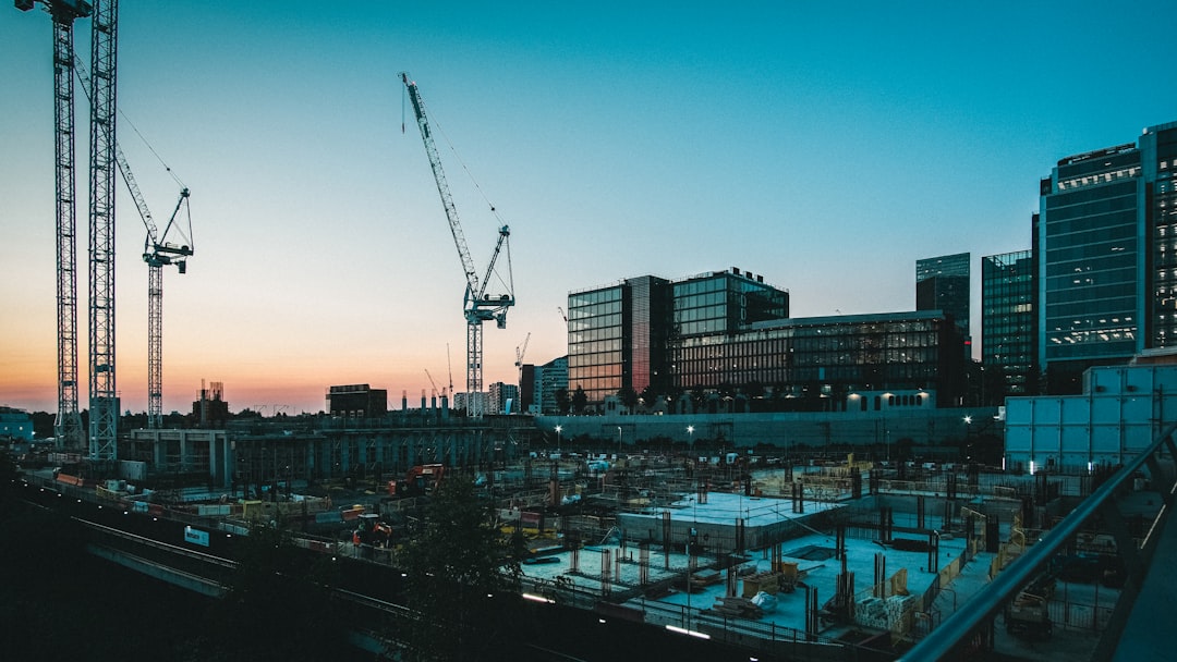 Construction and new development in an urban neighborhood